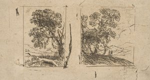 Die zwei Landschaften, ca. 1630
