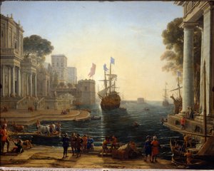 Ulysses präsentiert Chryseis seinem Vater von Claude Lorrain