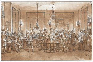 Ein magnetisches Experiment von Claude Louis Desrais