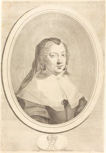 Anna von Österreich von Claude Mellan