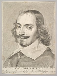 Kardinal Jules Mazarin von Claude Mellan