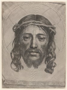 Gesicht Christi von Claude Mellan