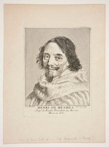 Henri de Mesmes von Claude Mellan