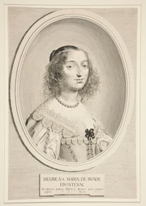 Henriette-Marie Montmort de Buade-Frontenac von Claude Mellan