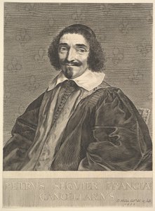 Der Kanzler Pierre Séguier, 1639 von Claude Mellan