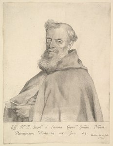 Le Père Étienne de Cesena von Claude Mellan