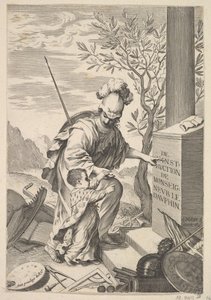 Minerva unterrichtet den Dauphin
