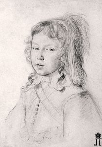 Porträt von König Ludwig XIV. als Kind