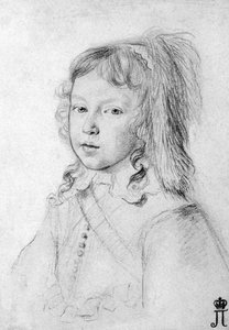 Porträt von König Ludwig XIV. als Kind, 1644