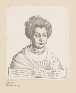 Porträt von Agathe de Châtillon