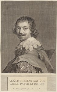 Selbstporträt von Claude Mellan von Claude Mellan