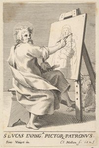 St. Lukas malt die Jungfrau, 1625