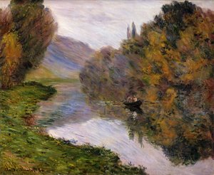 Boot an der Seine bei Jeufosse