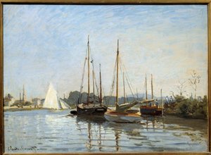 Vergnügungsboote in Argenteuil von Claude Monet