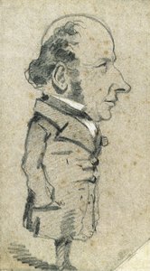Karikatur von Eugène Marcel von Claude Monet