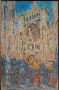 Kathedrale von Rouen. Sonnenlichteffekt, Tagesende von Claude Monet