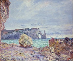 Etretat, der Strand und die Porte d