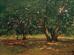 Wald von Fontainebleau von Claude Monet