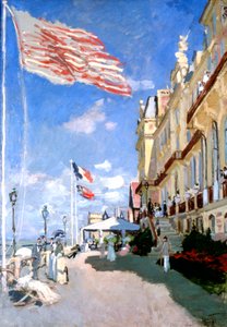 Hotel des Roches Noires, Trouville von Claude Monet