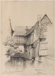 Haus an der Lezarde in Montivilliers, 1857