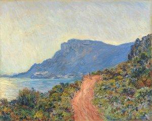 La Corniche nahe Monaco von Claude Monet