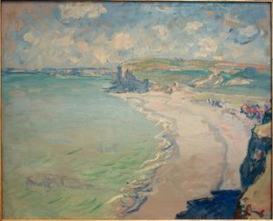 Der Strand von Pourville von Claude Monet