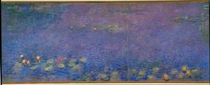 Die Seerosen: Morgen von Claude Monet