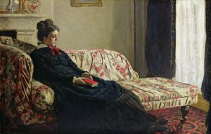 Meditation, oder Madame Monet auf dem Sofa