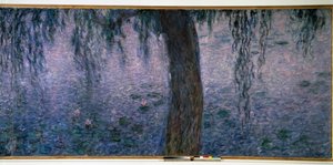 Seerosen, heller Morgen mit Weiden (Triptychon, rechter Teil) von Claude Monet