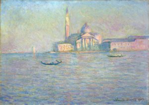 San Giorgio Maggiore (Venedig, Italien) von Claude Monet