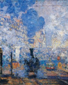Bahnhof Saint Lazare, von Claude Monet