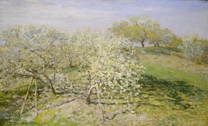 Frühling (Blühende Obstbäume), 1873
