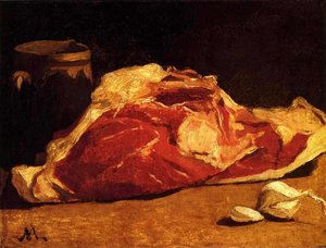 Stillleben mit Fleisch