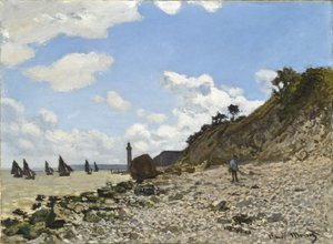 Der Strand von Honfleur, 1864-1866 von Claude Monet