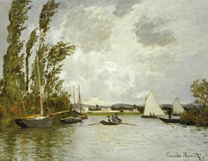 Der kleine Arm der Seine bei Argenteuil von Claude Monet