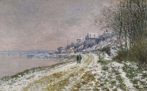 Der Weg nach Epinay, Schneeeffekt, 1875