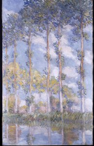 Die Pappeln von Claude Monet