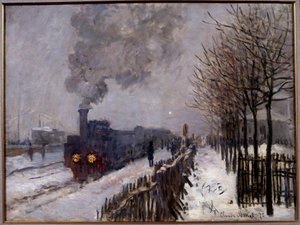 Der Zug im Schnee