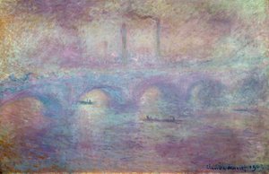 Die Waterloo-Brücke, Nebeleffekt von Claude Monet