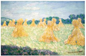 Die jungen Damen von Giverny, Sonneneffekt von Claude Monet