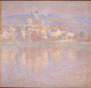 Vétheuil, Sonnenuntergang von Claude Monet