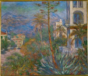 Villen in Bordighera, Italien von Claude Monet