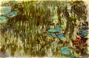 Seerosen, reflektierte Weide, ca. 1920