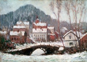 Winterlandschaft, 1895 von Claude Monet