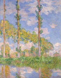 Pappeln in der Sonne von Claude Monet