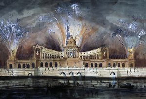 Feuerwerk, ca. 1800-1850 (Zeichnung)