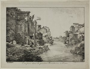 Ansicht im Trastevere-Viertel, Rom von Claude Thienon