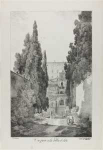 Blick auf die Villa d