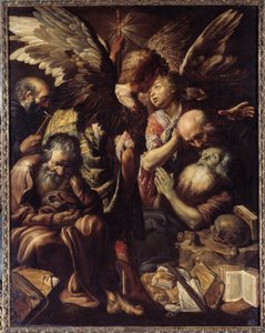 Der Tod des heiligen Antonius (oder Antonius der Große, 250/51-356)