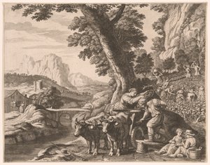 Die Ernte, Platte 10 aus Pastorales